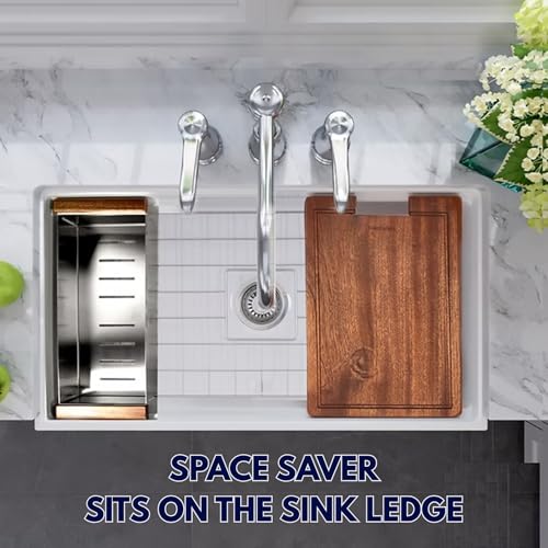 Colador para cocina Nantucket Sinks de acero inoxidable miniatura 4