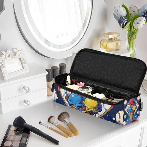 Bolsa de viaje para herramientas de cabello para mujer con tapete resistente al calor, impermeable y portátil para planchas y rizadores miniatura 7