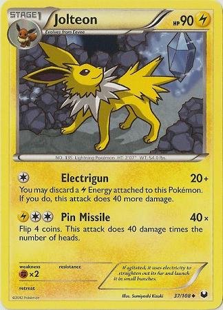 Amazon.co.jp: Pokemon - Jolteon (37/108) - BW - Dark Explorers