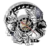 Wanduhr aus Vinyl Baseball Uhr Softball Schallplatte Wandkunst Vinyl Schallplatte Uhr Teamplayer Baseball Fan Geschenkidee Wohnzimmer Dekoration