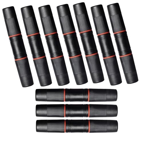 Image of TAAPSEE RJ45 Waterproof Connector, Lan Cable Joiner Shielded for CAT5 /5e /6 /8P8C Female to Female ethernet Coupler LAN Adapter Extender Double Head Outdoor, Black (10, PACK)