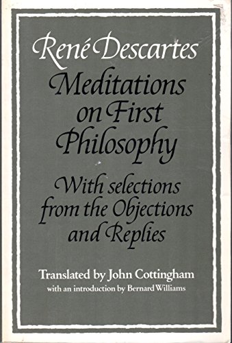 Rene Descartes: Meditations on First Philosophy... 0521338573 Book Cover