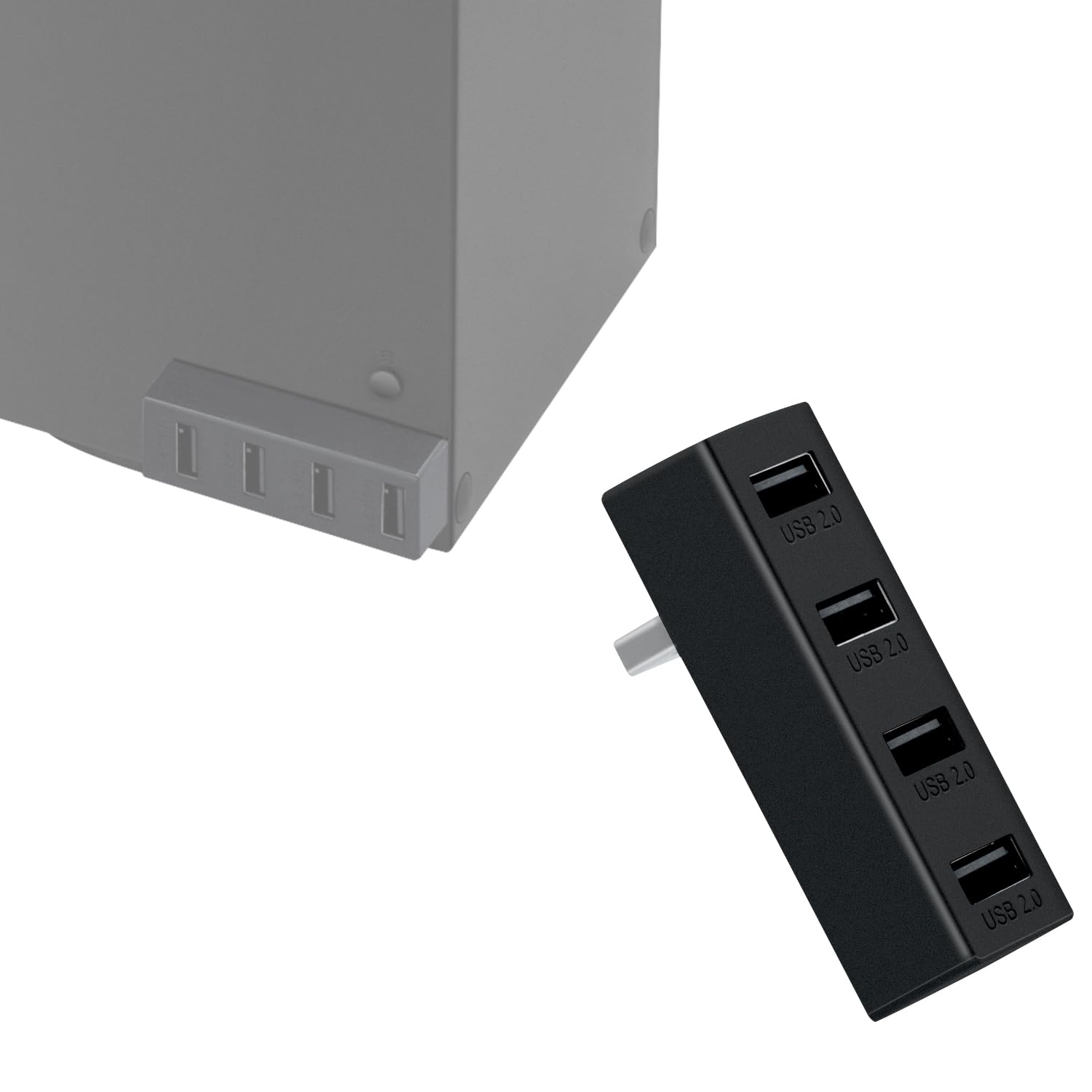 Hub USB Nero Per PC Hub USB 3.0 A 4 Porte - Splitter Espansione Per Laptop E PC Migliori Hub Usb Alimentati
