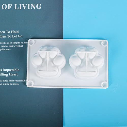 Miniatura 7 de LEVOSTORE - Moldes de resina de garra para gato, molde de fundición de resina para hacer velas y hacer hornear, cera de jabón, pastel, mousse de