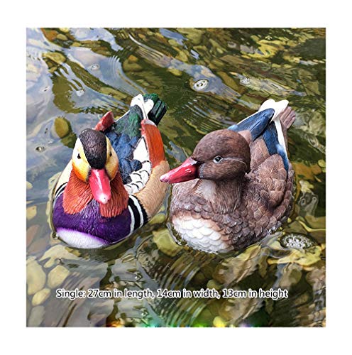 YYH Creative Duck Emu Swan Garden Fish Tank Waterscape Pond Floating Decoration (Color : BIG Emu)