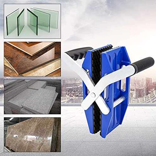 Hightop 2Pcs Stone Granite Carrying Clamps Handed Panel Carriers Heavy Duty Clamps For Granite And Marble Panels Countertop Glass Slabs Metal Sheet Plywood (3-45Mm) 660Lbs #TOP7