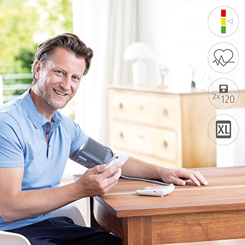 medisana BU 570 connect Oberarm-Blutdruckmessgerät, Blutdruck- und Pulsmesser mit Speicherfunktion...