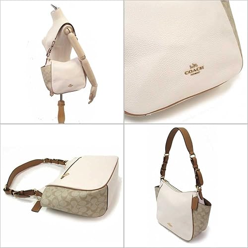 Miniatura 2 de COACH Bolso de hombro Rori para mujer en cuero gis caqui claro M