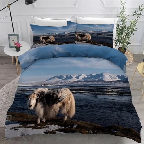 BSYYZQC Funda Nórdica Cama 180 Yak Funda