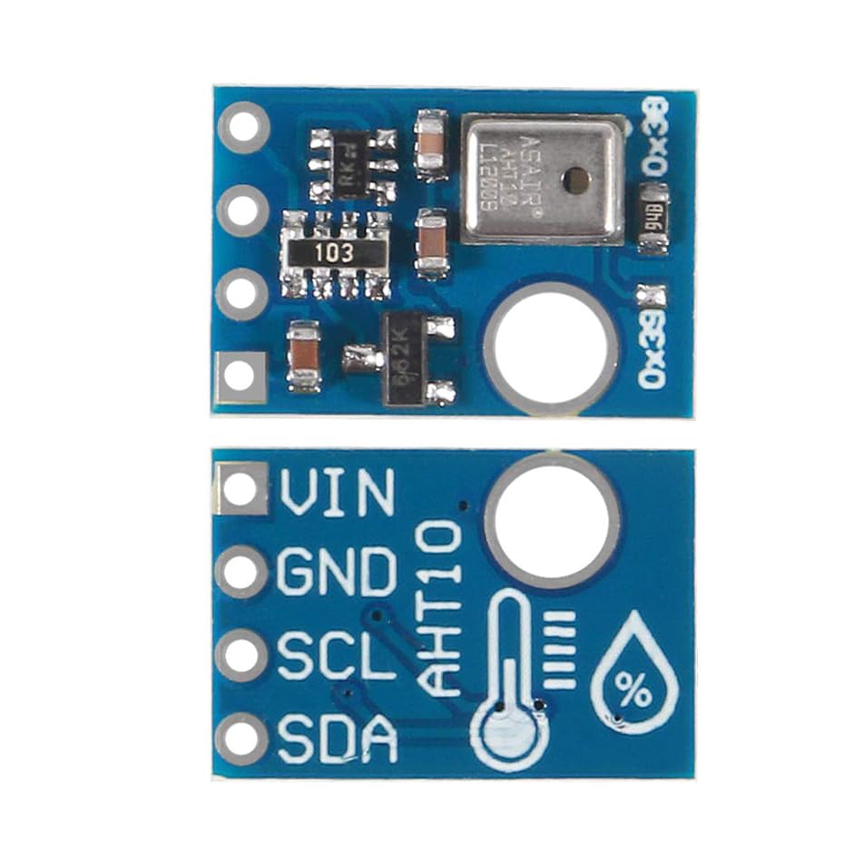 #icpart 5pcs AHT10 High Precision Digital Temperature Humidity Sensor Measurement Module I2C Communication Replace DHT11 SHT20 AM2302 - (Color: 5pcs) #icpart297920