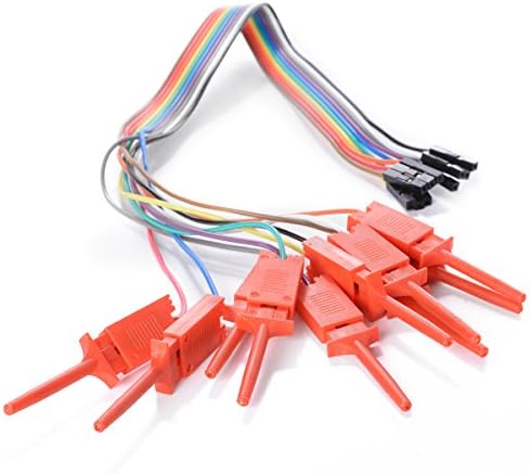 XCSOURCE® 10pin Duppont Kabel weiblich Test Clip-Haken für Logic Analyzer TE256