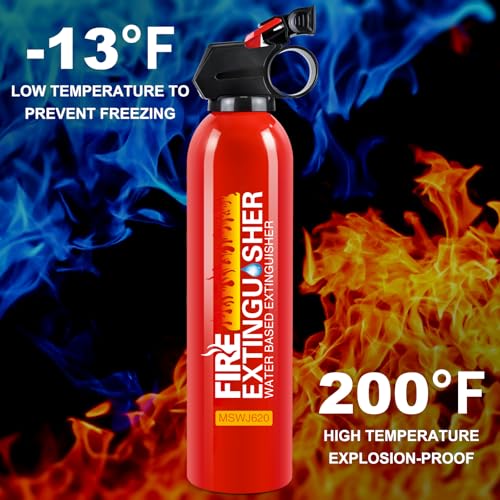Fire Extinguisher for Home - 6pack Car Fire Extinguisher with Wall Mount, Small A B C K Fire Extinguisher, Water-Based Fire Extinguishers for Car/House/Kitchen/Truck/Marine/Boat/Vehicle/utv/rv - Image 5