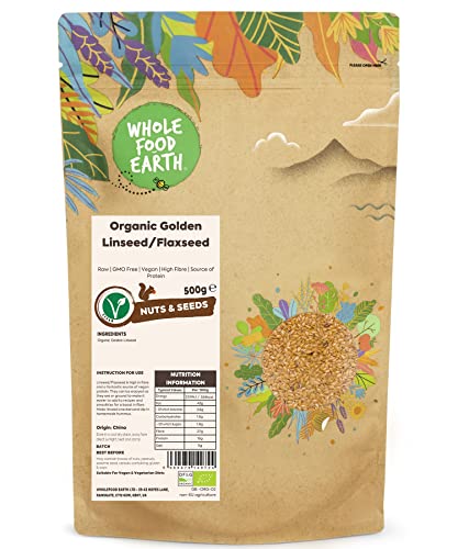 Wholefood Earth Organic Golden Flaxseed 500g