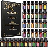 SACATR 36 Pcs Natural Essential Oil Sets,Essential Oils for Diffuser, Humidifiers,...
