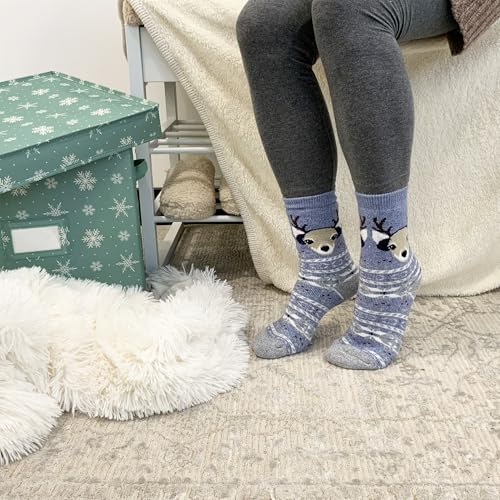 Image of Cuddl Duds Ladies Super Soft Warm Comfortable Multipack Gift Lounge Socks
