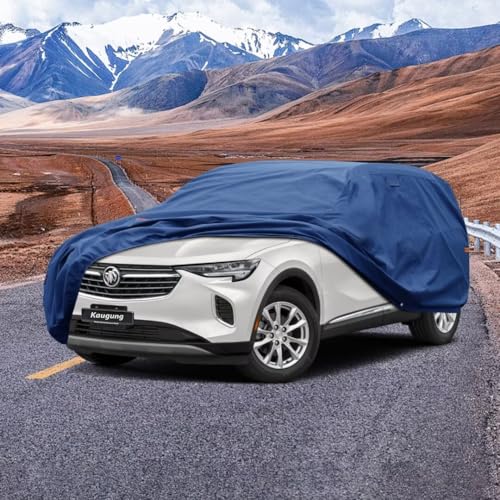 Image of Kaugung Heavy Duty SUV Cover Custom Fit for Buick Envision (2015-2025),SUV Car Cover Waterproof All Weather with Anti-Theft Lock,Sun, Rain, Dust & Snow Protection.(USA Warehouse,Within 3-7 Days)