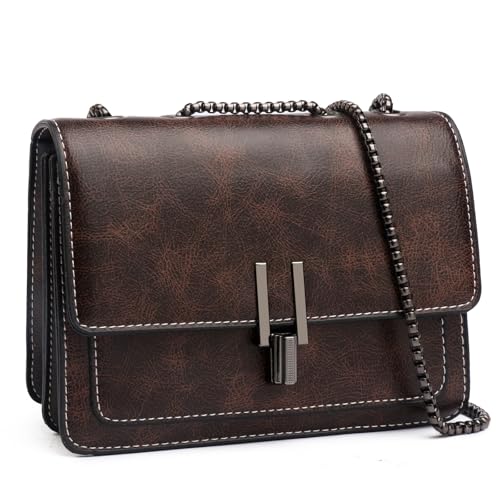 Image of Travistar Crossbody Bags for Women Small Handbags PU Leather Shoulder Bag Purse Evening Bag Quilted Satchels with Chain Strap