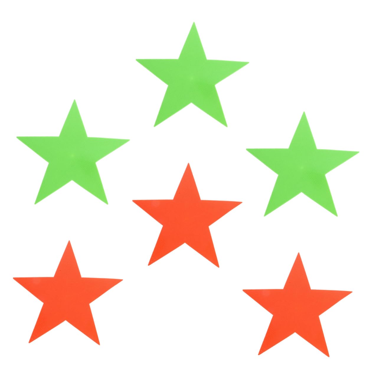 SUPVOX Carpet Markers Set 6pcs Flat Markers for Training Rip-Resistant Safe Non-Slip Versatile for Basketball Football Tennis