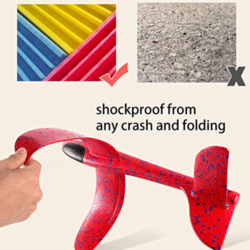LED Light Up Glider Vliegtuig Model Toy Manual gooien Foam Glider Vliegtuig met Dual Flight Modes Gift for Kids LED… - Image 4