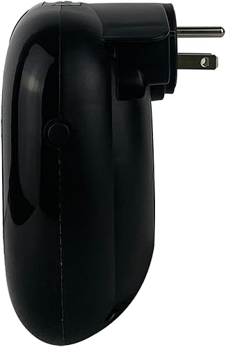 Miniatura 3 de Good Housekeeping Mini calentador de espacio para interiores de pared con termostato y control remoto, 750 W, negro