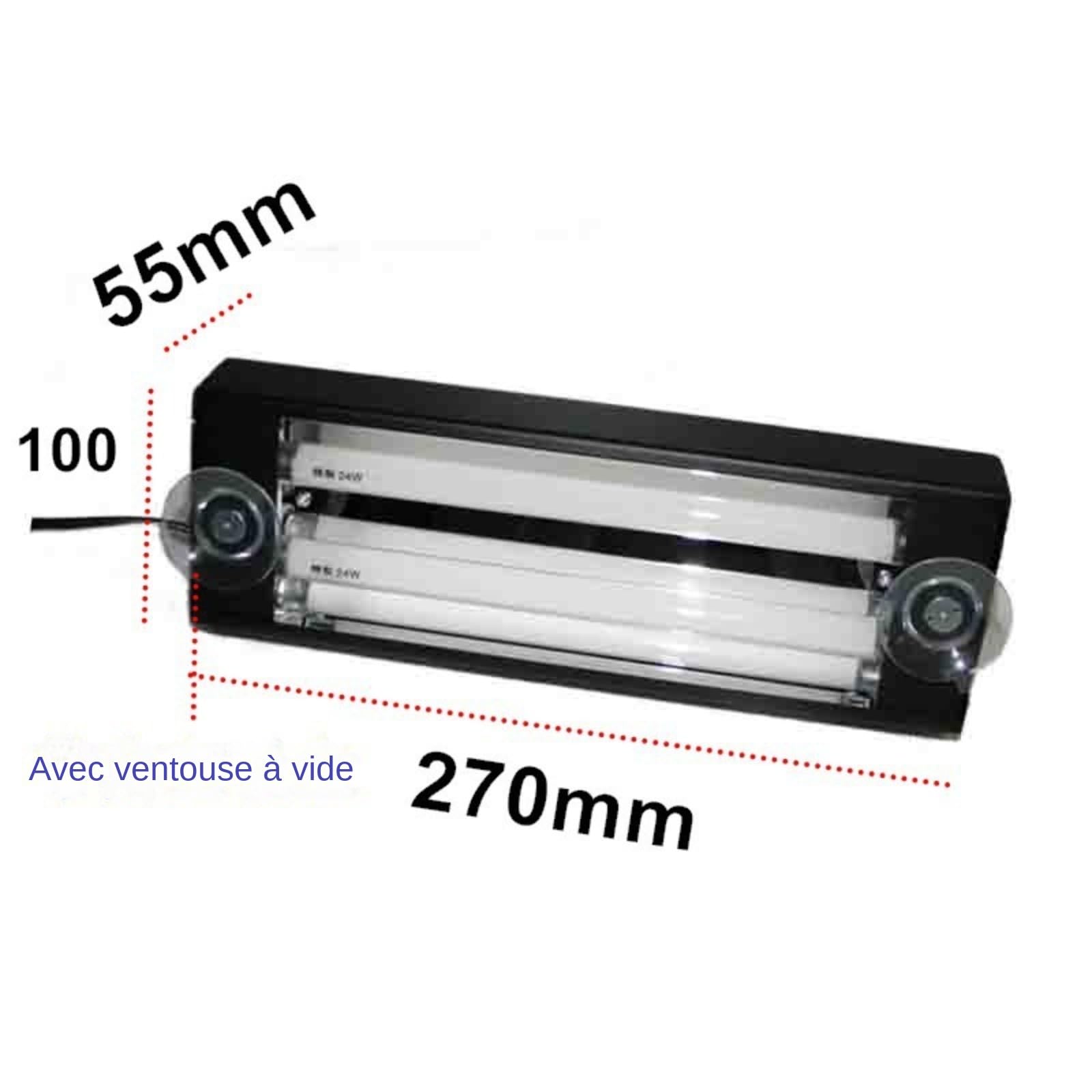 Riparazione di crepe per parabrezza auto, lampada di polimerizzazione, lampada di polimerizzazione in resina UV 48W 365nm,riparazione di telefoni cellulari Con dissipazione di calore efficiente