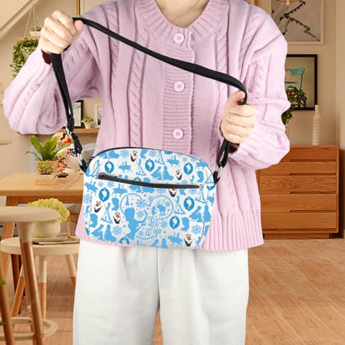 BDPWSS Princess Elsa Crossbody Bag Princess Elsa Lover Gift Elsa & Anna Fan Gift Let It Go Shoulder Bag Movie Lover Gift3