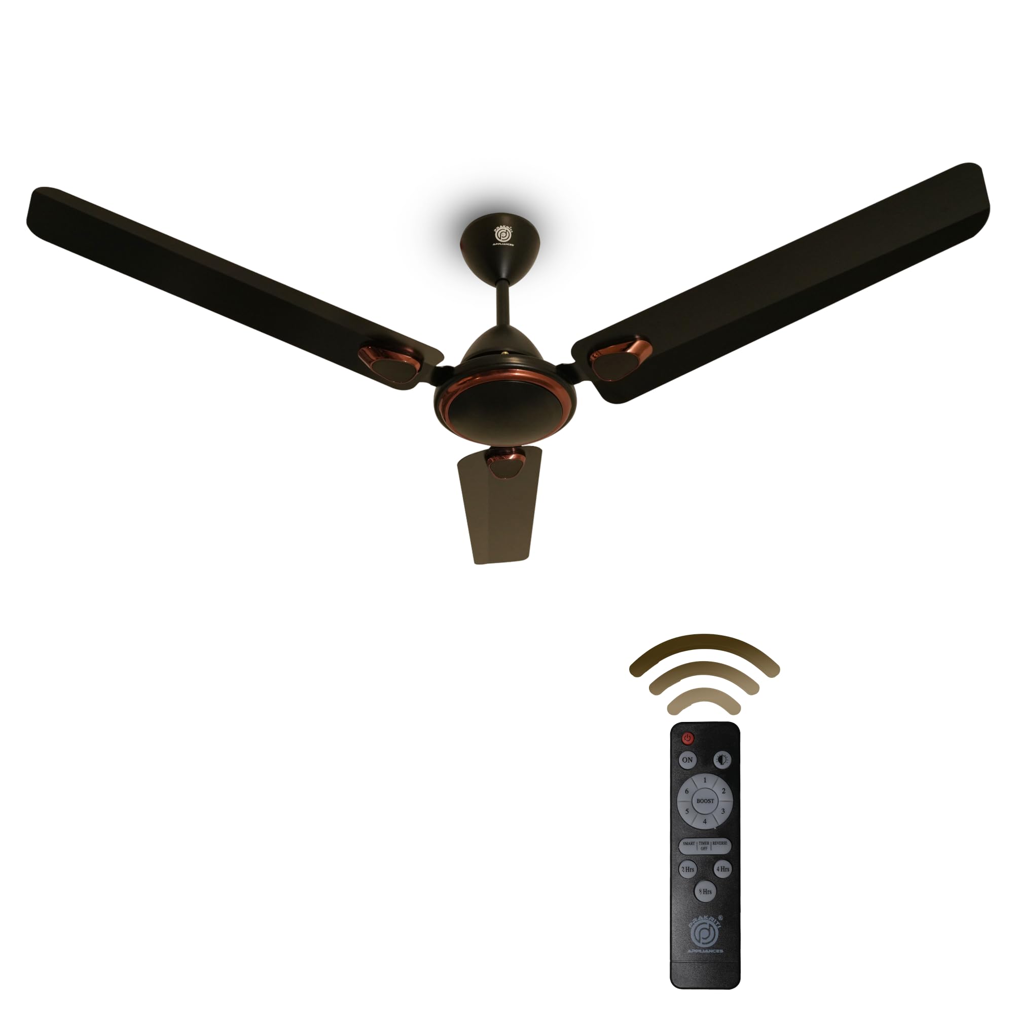 BLDC 1200mm Ceiling Fan with Remote Control | BEE 5 Star Rating | 6 Speed Controls with additional Boost Mode and Reverse Rotation | 2+1 Years Warranty | Matt Black-image-28