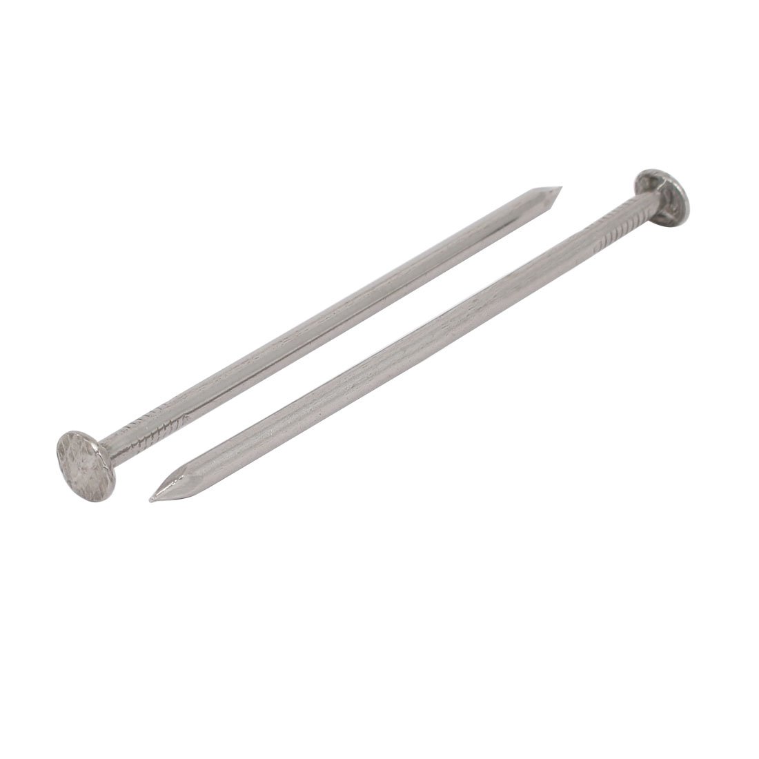 Aexit 3-inch Length Fastener 304 Stainless Steel Cement Wood Sliding Nail Silver Tone 50pcs Model:79as207qo110