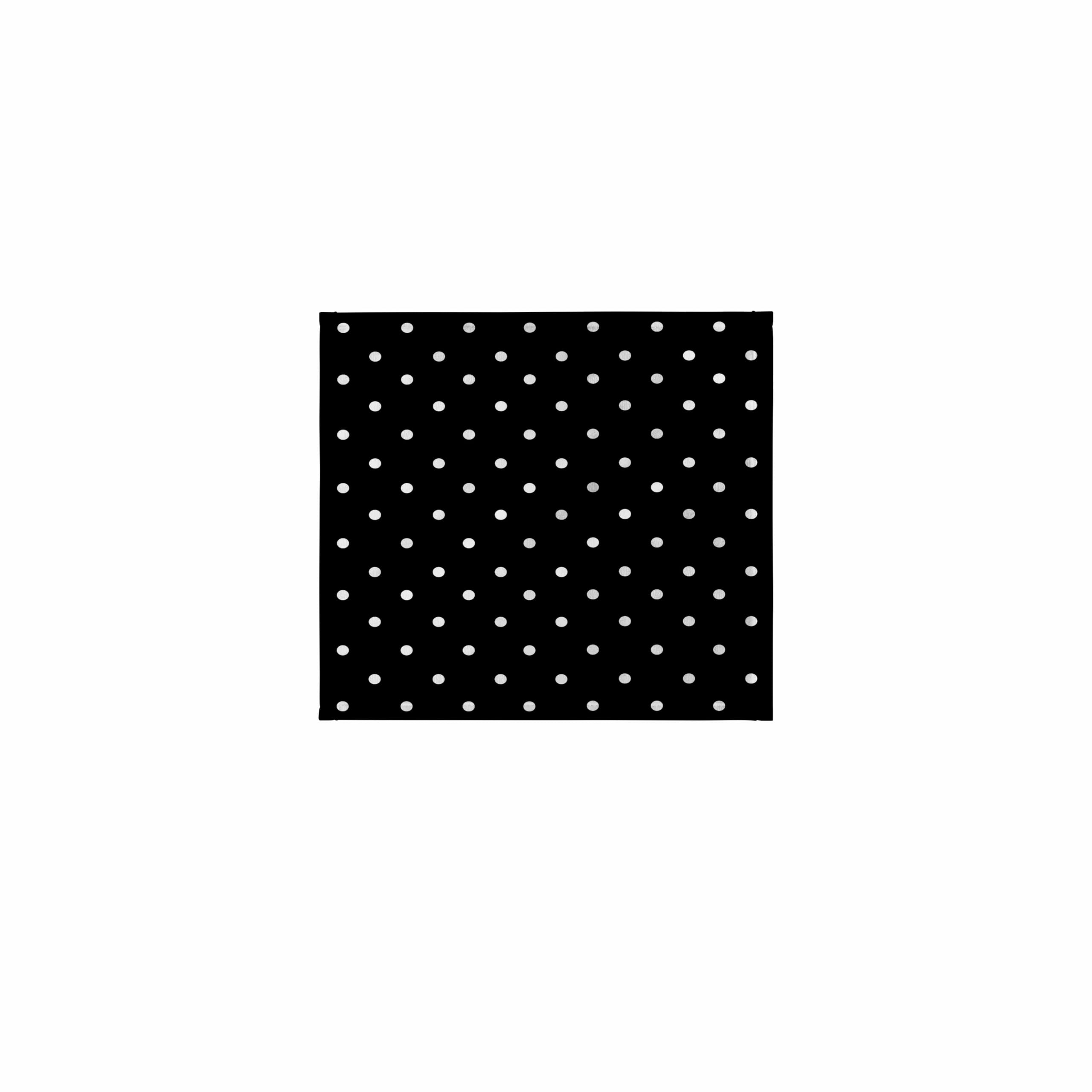 3dRose 11x12 Wash Cloth for Face and Body - Black and White Polka dot Pattern - Small dots - Stylish Classic - Classy Elegant Retro Dotty Spotty Polka Dot Designs