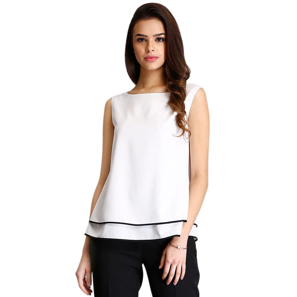 fablestreet Women's Polyester Solid Sleeveless Regular Fit Top (TP396WHIT)-picture-46