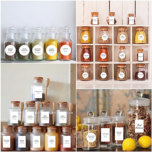 Spices Labels Rectangle Snapklik.com : 840 Minimalist Spice Labels - DIY Blank & Preprinted ...