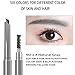 AFY Long lasting and Waterproof Professional Makeup Auto Eyebrow Pencil (No.2 Natural Gray)