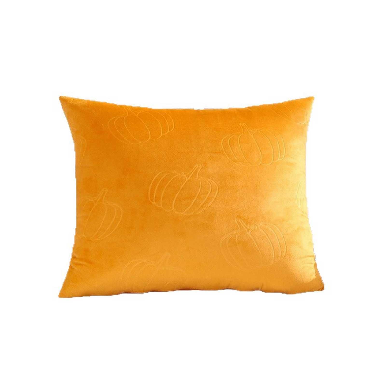 AXCTYSFP Corduroy Decorative Throw Pillow Covers Fall Pumpkin Leaves