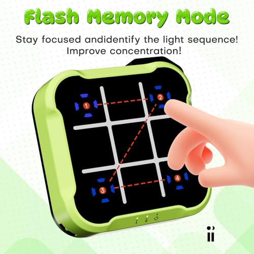 Electronic Tic Tac Toe Bolt Game, Handheld Digital Board Game, Electric Puzzle Game for Educational and Memory Growth, Portable Travel Games for Car Ride, Gift Ideal for Kids and Adults - Image 6