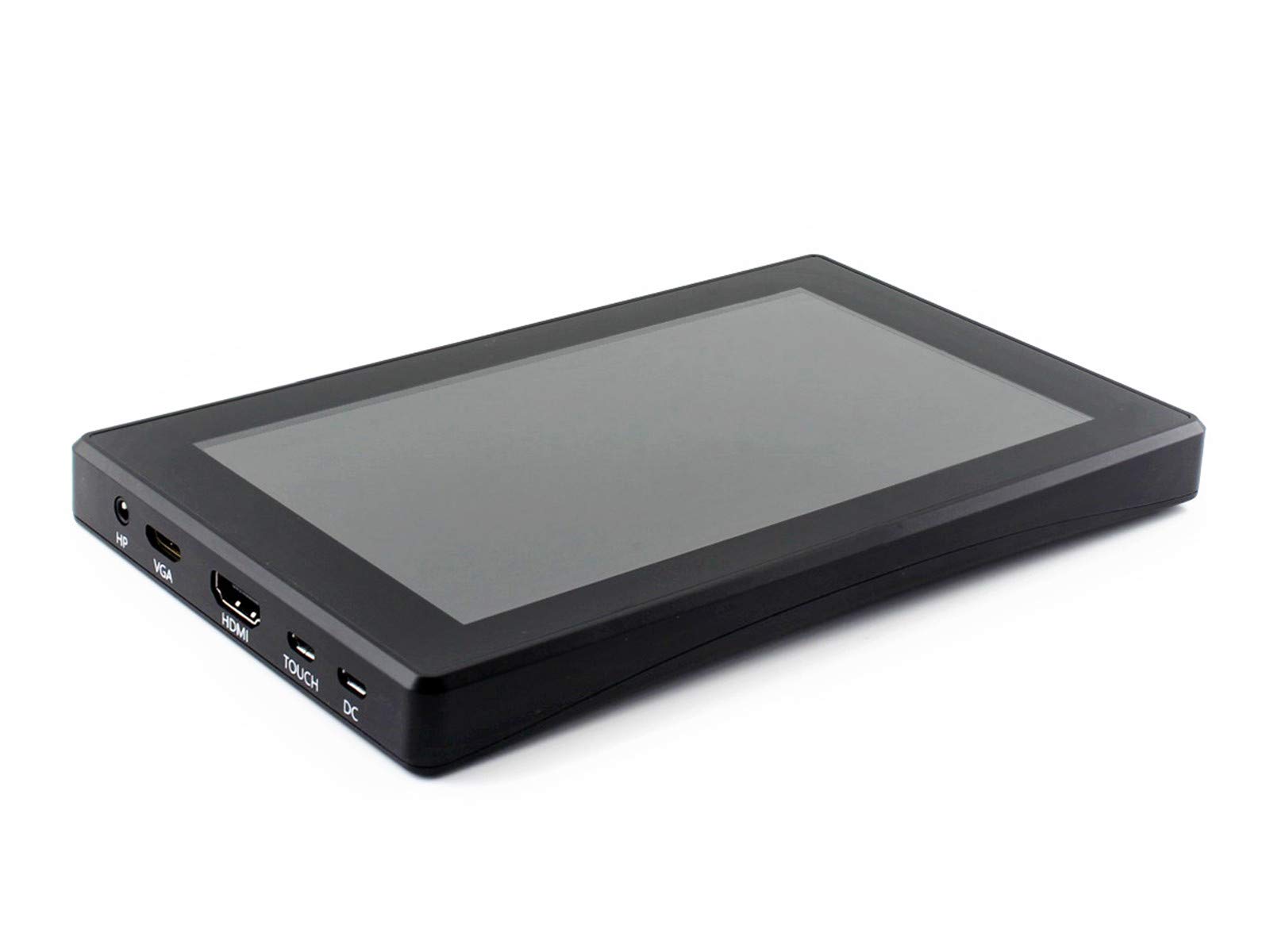 7 pollici Monitor per Raspberry Pi, 1024x600 HDMI LCD IPS Schermo Capacitivo Touch Screen Display con Custodia, Compatibile con Raspberry Pi 4B/3B +/3B/Zero, Supporto Windows 7 8 10