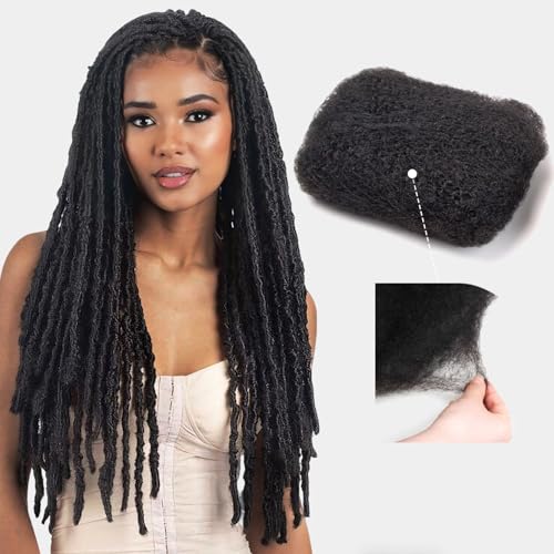 Afro Kinkys Bulk Human Braiding Hair Kinkycurly Bundles Human Hair Bulk for Twist 1 Pack 50 Gram Bundles Human Crochet Hair for Dreadlocks Extensions22Inch