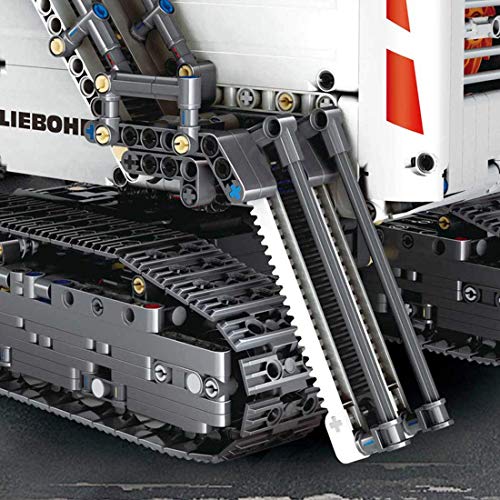 ZJLA Technik Bagger Bausteine 4062 Klemmbausteine 2.4G Dual RC Crawler Bagger mit 9 Motoren Kit Kompatibel mit Lego… – Bild 6