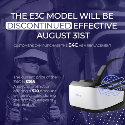 Dpvr E3-C E3C Virtual Reality Headset thumb #1
