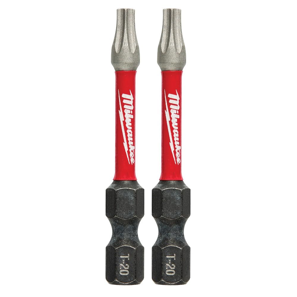 Milwaukee 48-32-4784 Shockwave 2-Inch Power Bit Torx T20, 25-Pack
