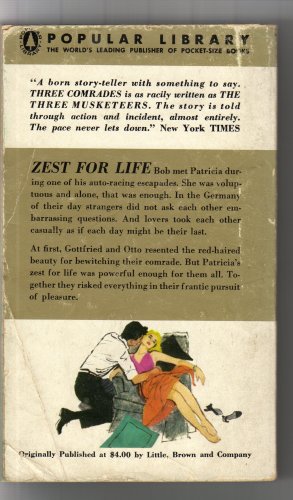 Three Comrades B0011227N4 Book Cover