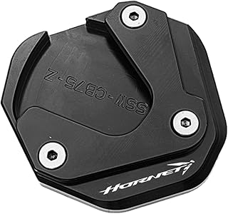 Sponsored You’re seeing this ad based on the product’s relevance to your search query.Learn more about this advertisement LLIDFONK For Honda CB1000 CB750 Hornet CB 1000 Hornet SP CB 750 Hornet Aluminium Motorcycle Accessories Stand Foot Side Stand Enlarged Pad Support Pad (Black)