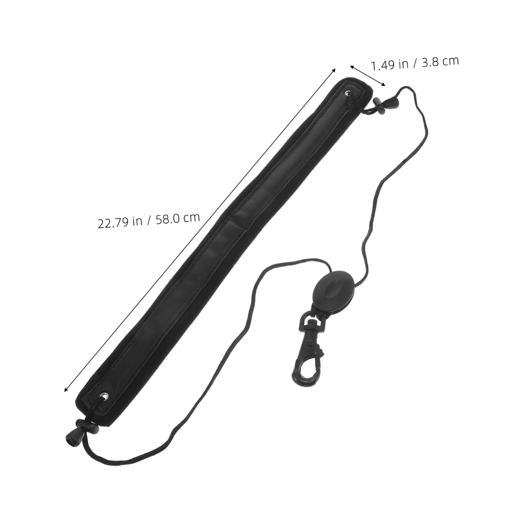 BESTonZON Saxophone Neck Strap With Cushioned Padding And Hook Comfortable Sax Strap For Tenor Alto Adjustable Saxophone Carrying Harness 58cm