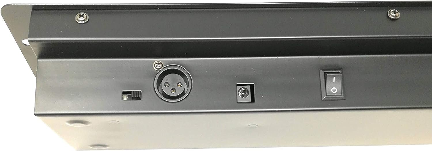 SQUADO - Controller Elettrico Luci per Effetto Discoteca, Mixer DMX con 192 Canali, Uso Professionale o Amatoriale, Mixer a Ritmo