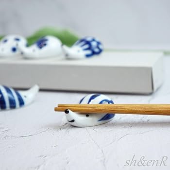 Amazon | ハリネズミ 箸置き 箸置 5個セット 波佐見焼 ギフトBOX
