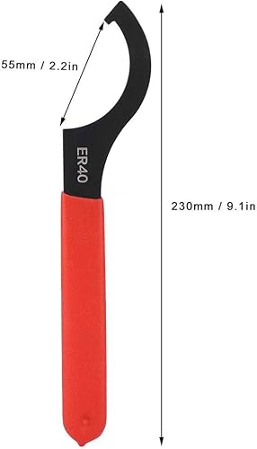 Miniatura 2 de Llave de pinza ER40 Llave de acero de alto carbono Tuerca de sujeción manual Llave de mandril