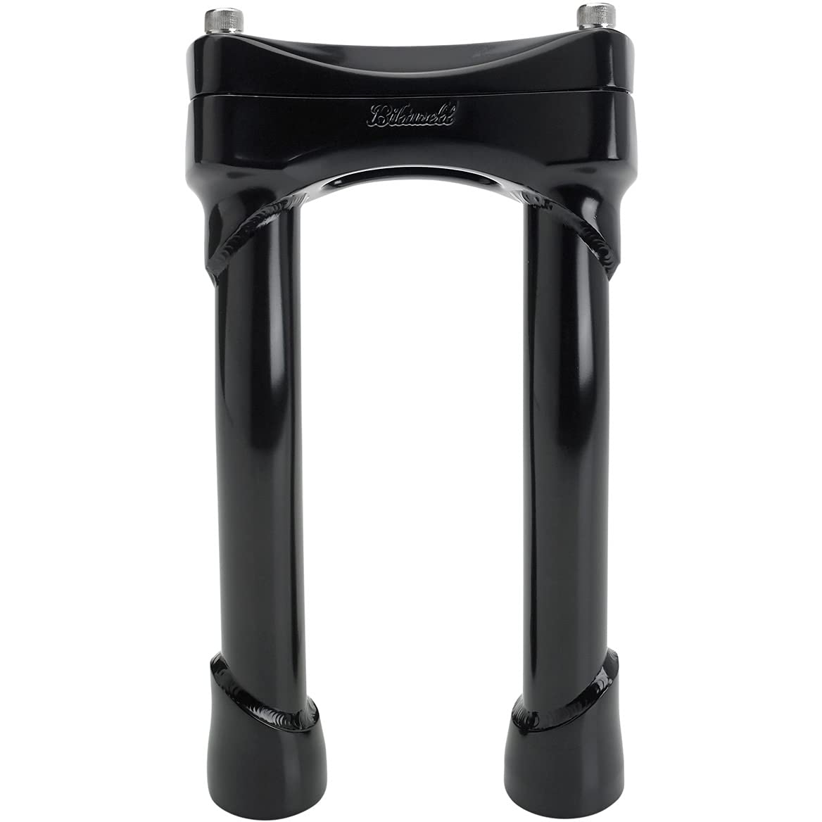 Biltwell 10in マードックプルバックライザー ブラック ビルトウェル□マードックプルバックライザー 10インチ クローム