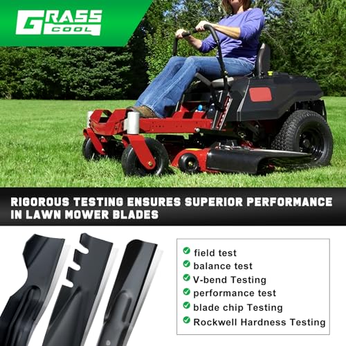Image of Grasscool SS5000 Timecutter 50 inch 115-5059-03 Mulching Mower Blades for Toro Time Cutter MX5050 MX5000 MX5075 Z5000 50'' Deck Zero Turn Replace 110-6837-03