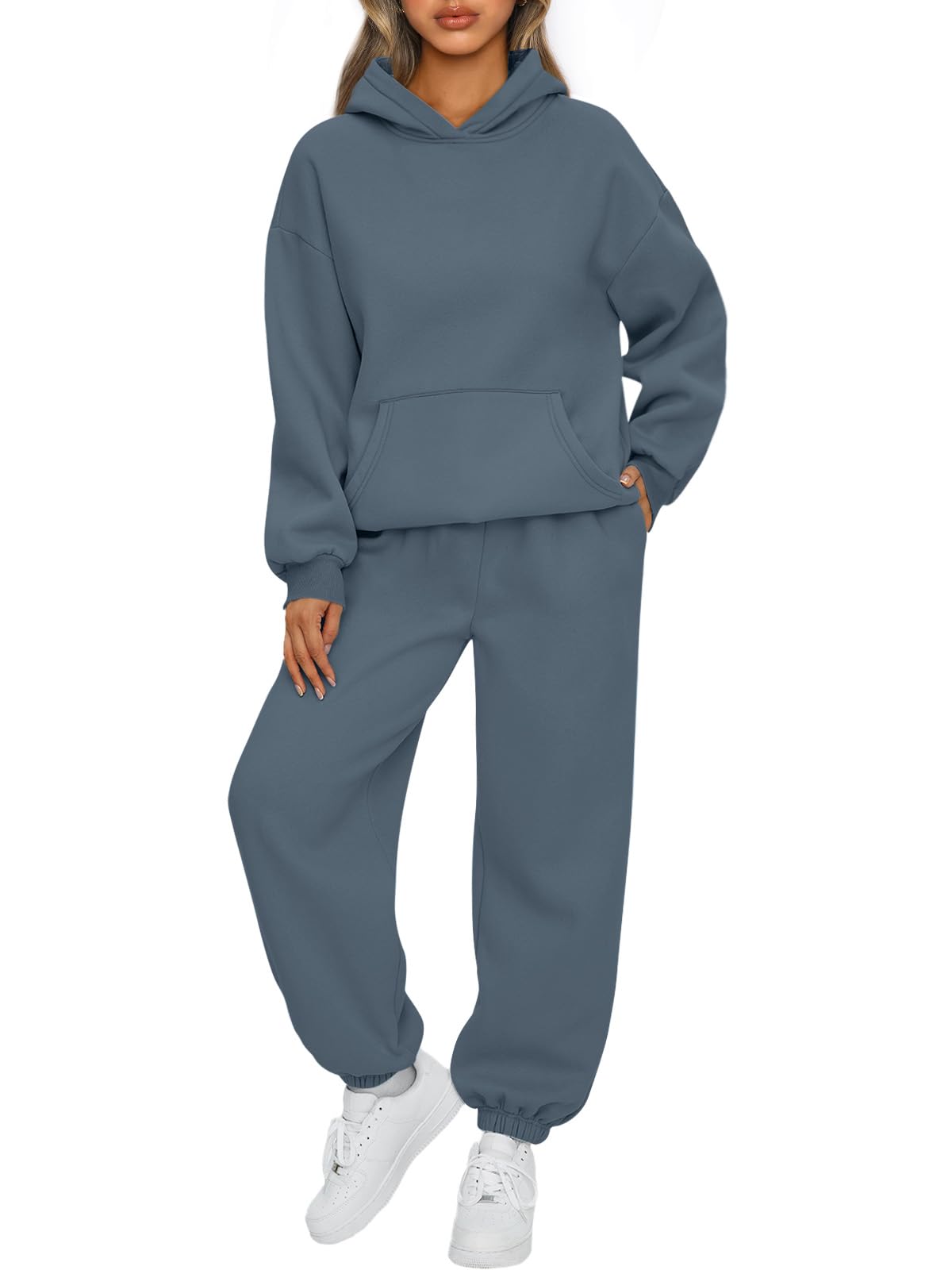 AUTOMET Womens 2 Piece Lounge Sweat Sets Fall Fashion Matching Sweatsuits