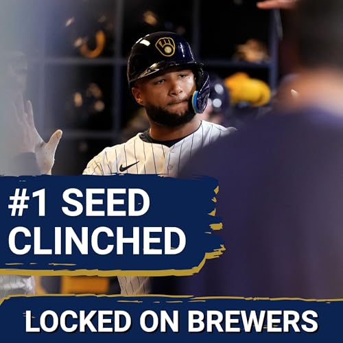 BREWERS POSTCAST: Brewers CLINCH #1 Seed Despite 7-4 Loss | Perspective on a Rollercoaster Season Podcast Por  arte de portada