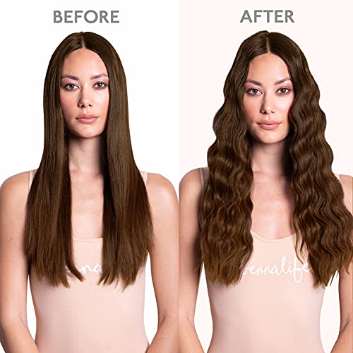 Image of WENNALIFE Wire Hair Extensions Real Human Hair 20 inch 140g Chocolate Brown Remy Real Hair Extensions Invisible Wire Human Hair Natural Easy to Apply Reusable for Volume Straight Hair